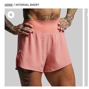 Born Primitive Coral Athletic Shorts